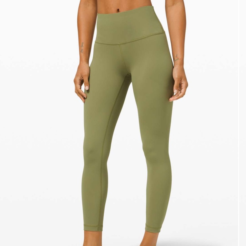 lululemon athletica Olive Green High-Rise Leggings